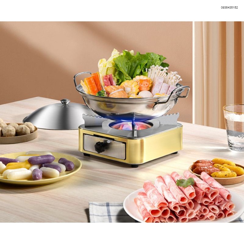 bếp cồn chịu nhiệt inox, bếp cồn ăn lẩu