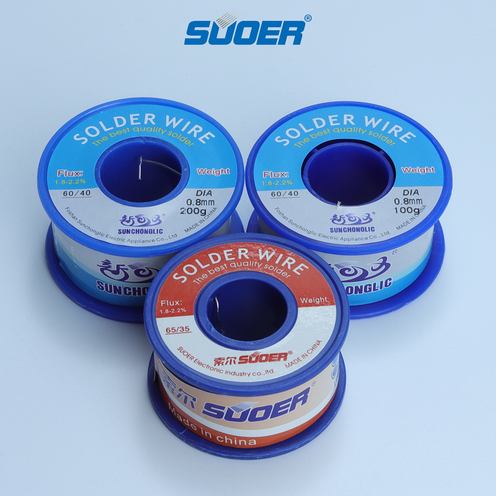 Thiếc hàn cao cấp SUOER 60/40 65/35 nhẹ lửa độ bóng cao