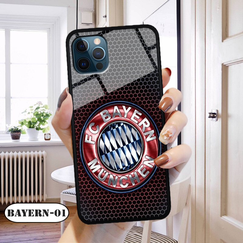 Ốp kính 3D IPHONE 12 Pro - in biểu tượng đội bóng