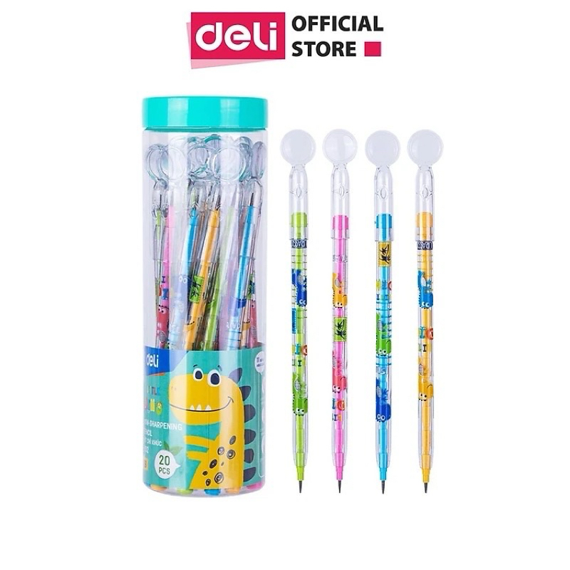 Bút chì khúc 2B Khủng Long - Deli CC092