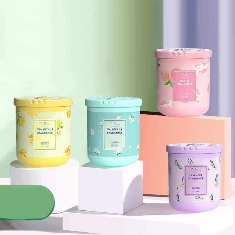 Hộp sáp thơm 190g mùi hương dễ chịu để phòng ngủ, phòng khách - sáp thơm khử mùi phòng vệ sinh cực thơm