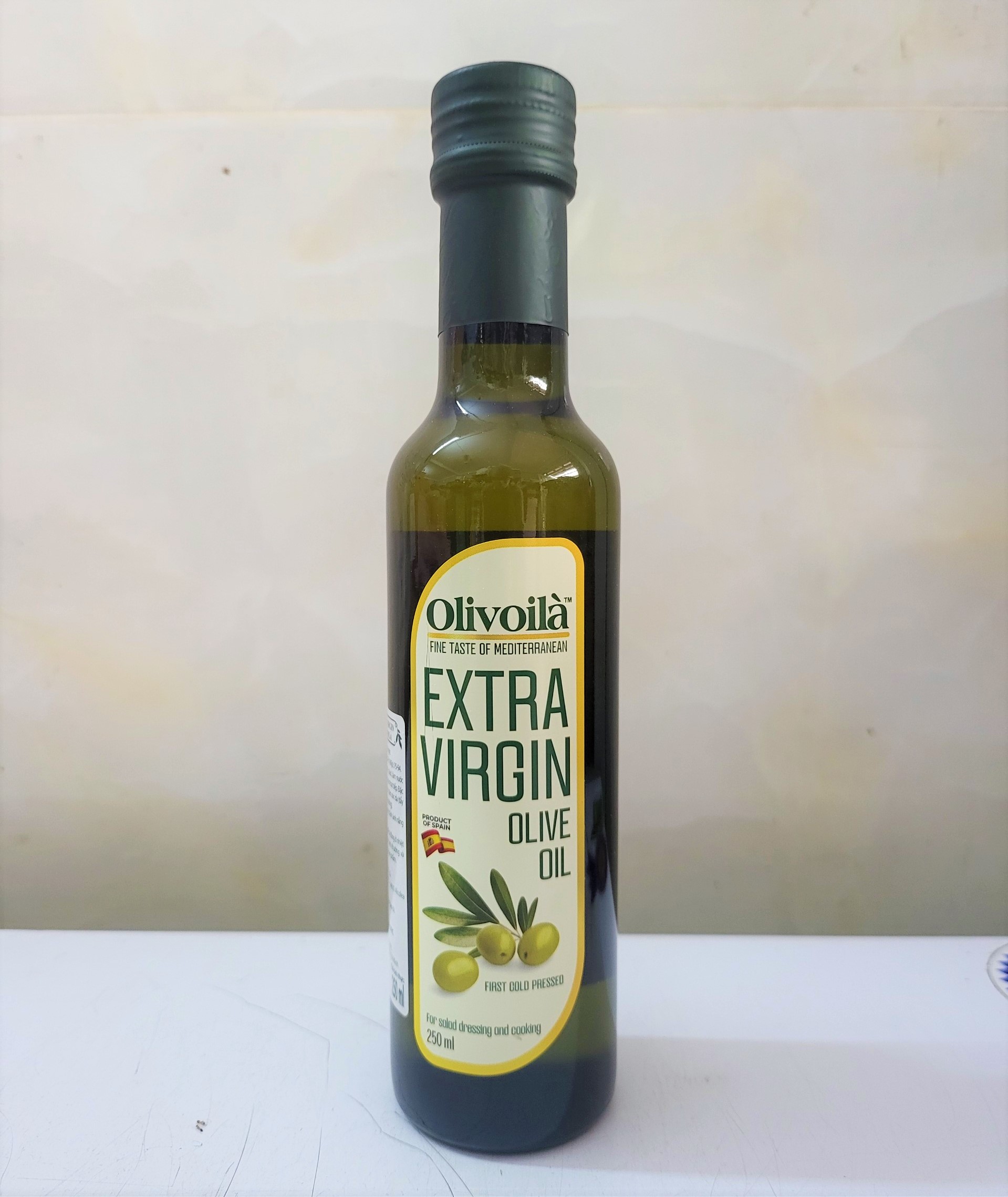 chai 250ml EX.V DẦU Ô LIU NGUYÊN CHẤT TBN OLIVOILA Extra Virgin Olive Oil