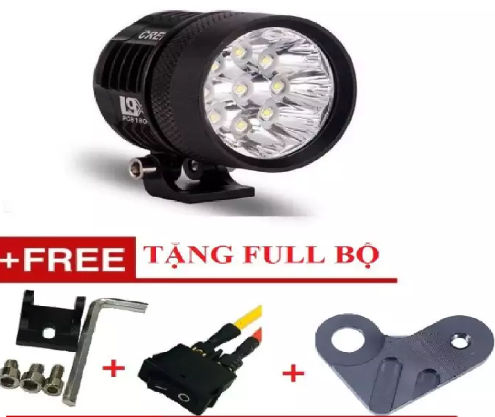 Đèn trợ sáng l9x full phụ kiện tặng công tắc