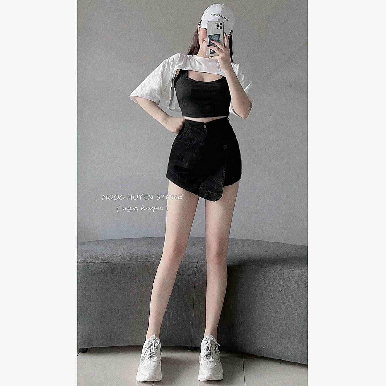 Chân Váy Đắp Tà  C012