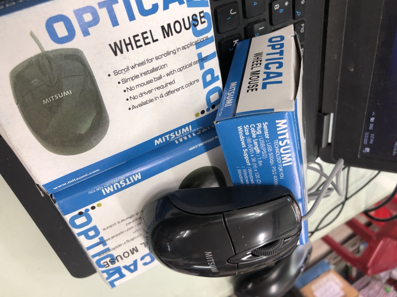 Chuột MITSUMI 6603 -Cổng Kết Nối USB- Full box