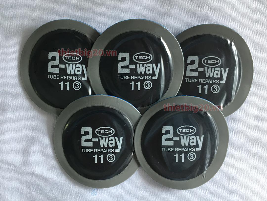Hộp 40 miếng vá săm ô tô, xe máy Tech 11 (Tròn, 45mm)