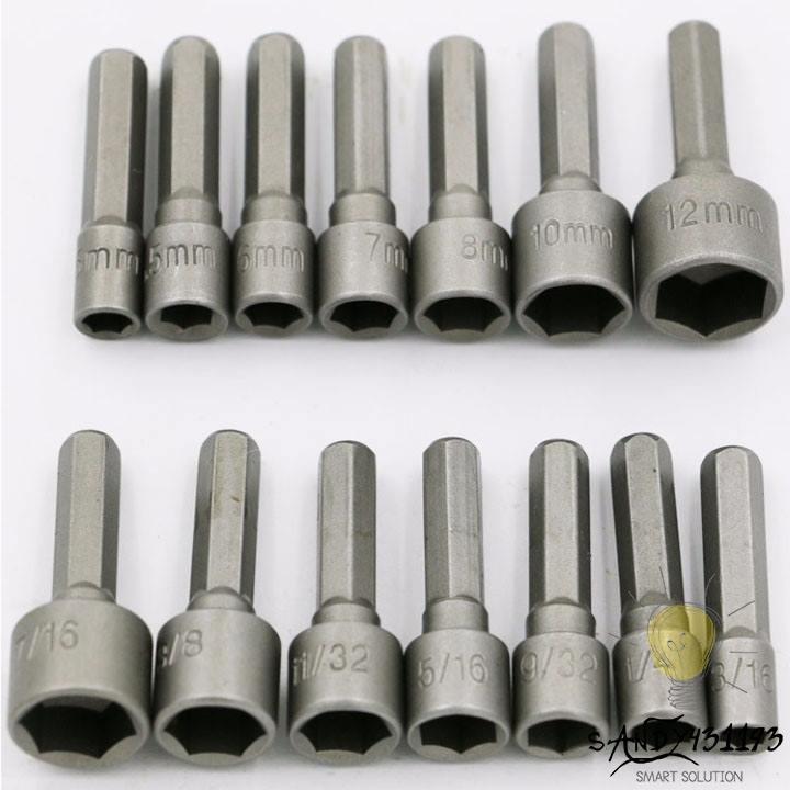 Bộ 14 Đầu Tuýp Vặn Ốc Lục Giác