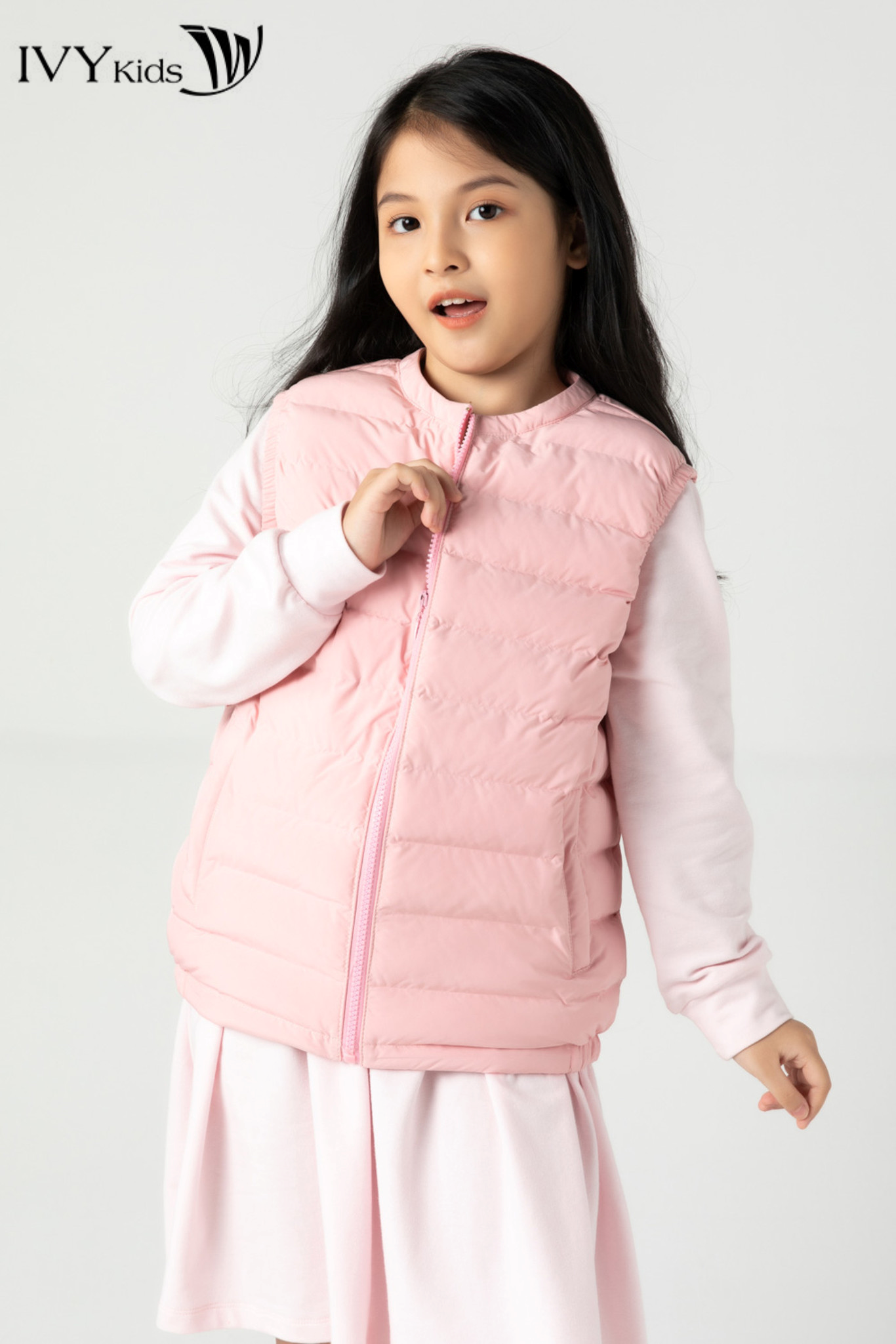 Áo phao gile bé gái IVY Moda MS 79G0841
