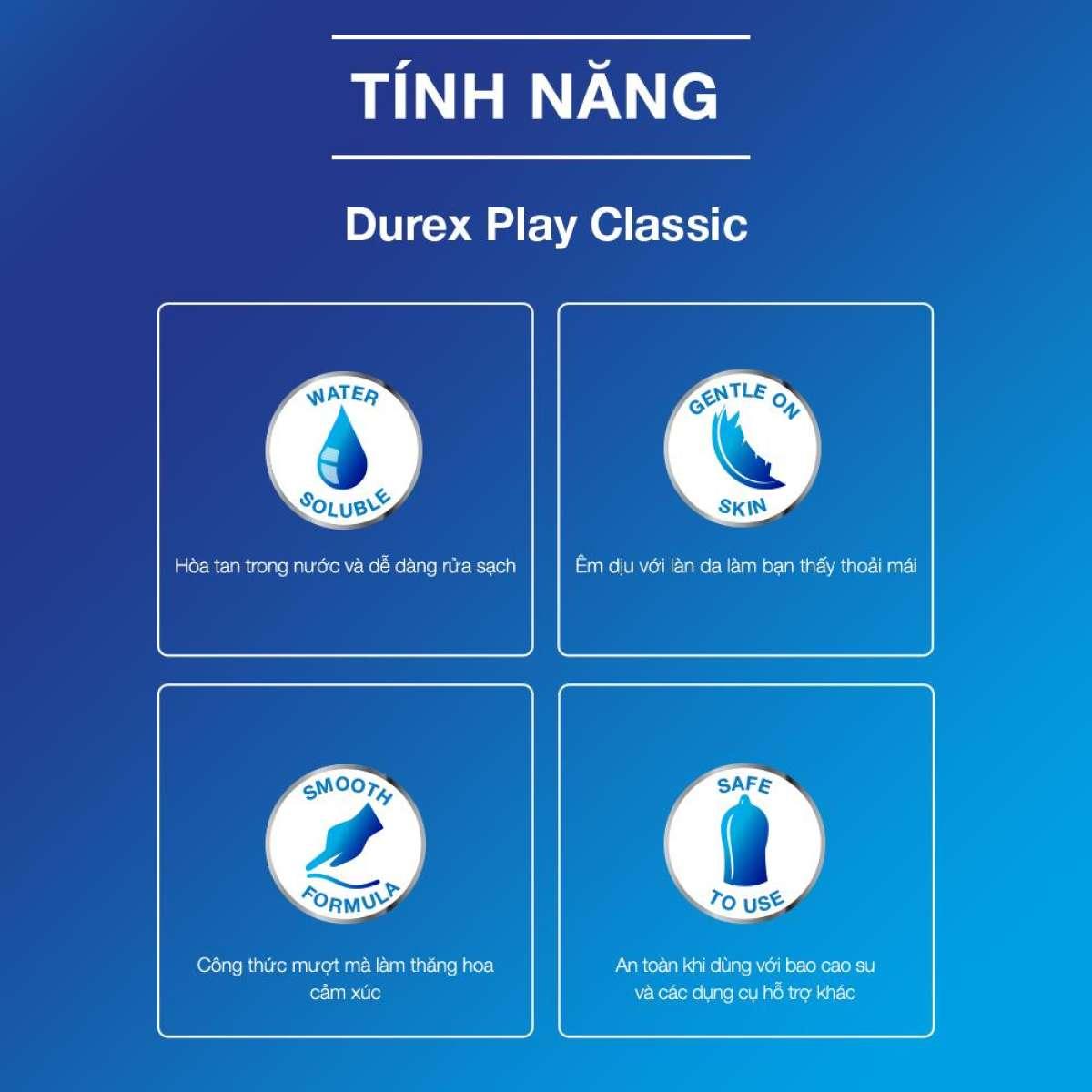 [HCM]Gel bôi trơn Durex Play Classic 100ml
