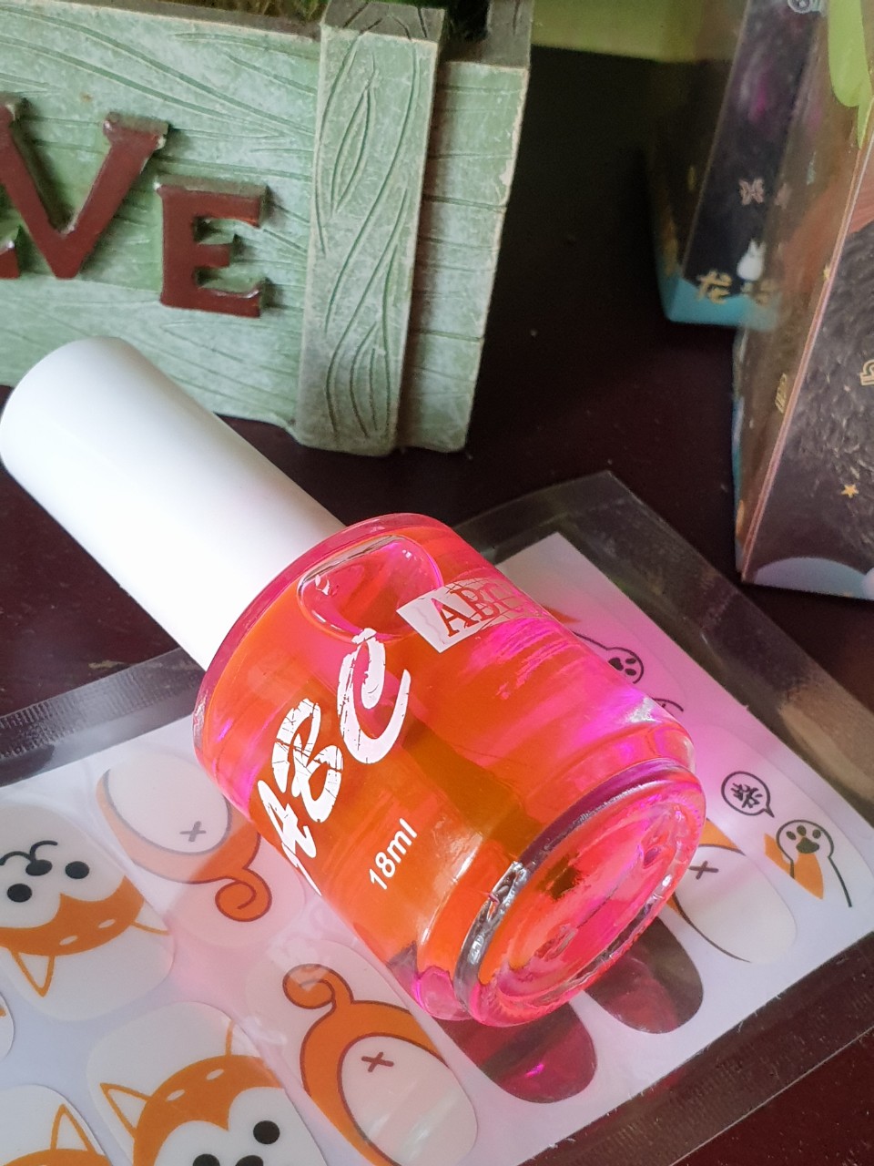 Sơn móng tay bóng không màu 18ml