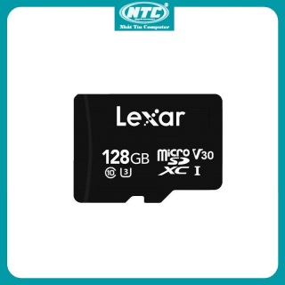[HCM]Thẻ nhớ MicroSDXC Lexar 128GB 667x V30 U3 4K R100MB s W90MB s - Không Box (Đen) - Nhất Tín Computer thumbnail
