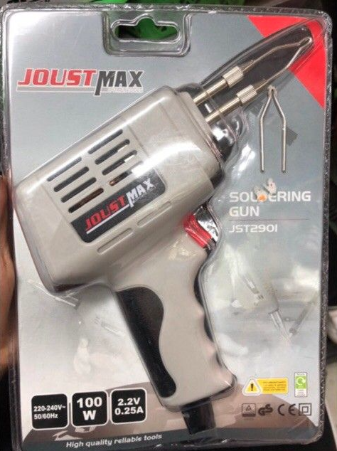 Mỏ hàn xung SOLDERING GUN JOUST MAX JST2901 100W (tặng mũi hàn dự phòng)