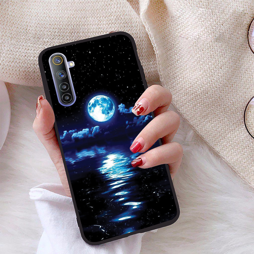 [HCM]Ốp lưng iCase dành cho Realme 6 viền dẻo TPU BST Vầng Trăng Lung Linh