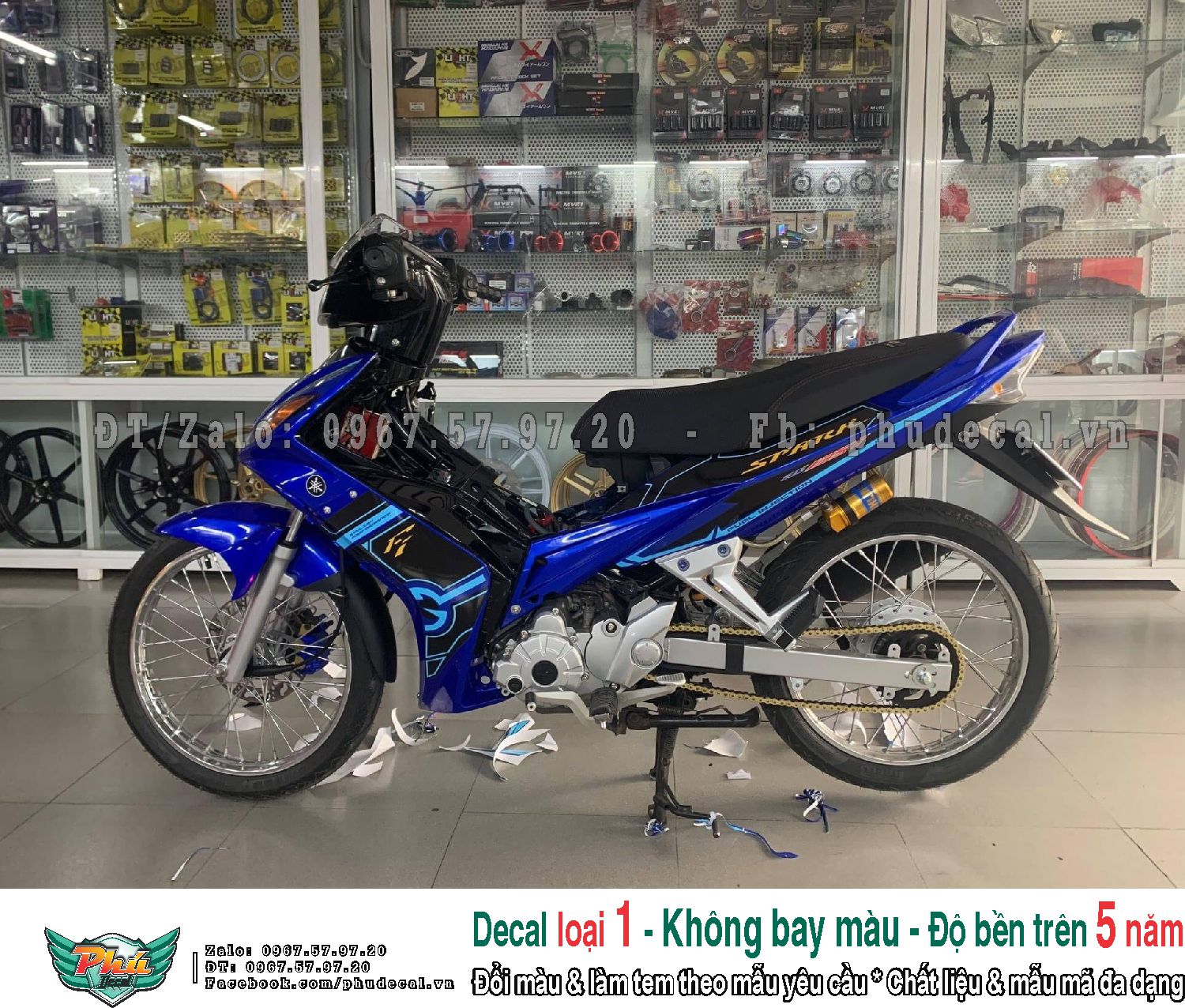 Tem rời exciter 2006-2010 xanh