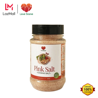 Muối ăn Pink Salt Himalaya Love Stone  300g  Theo Tiêu Chuẩn Muối Ăn Bộ Y thumbnail