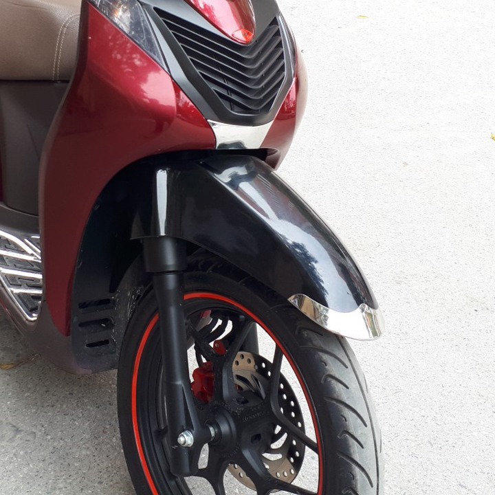 Ốp dè xe máy - bộ inox trước sau