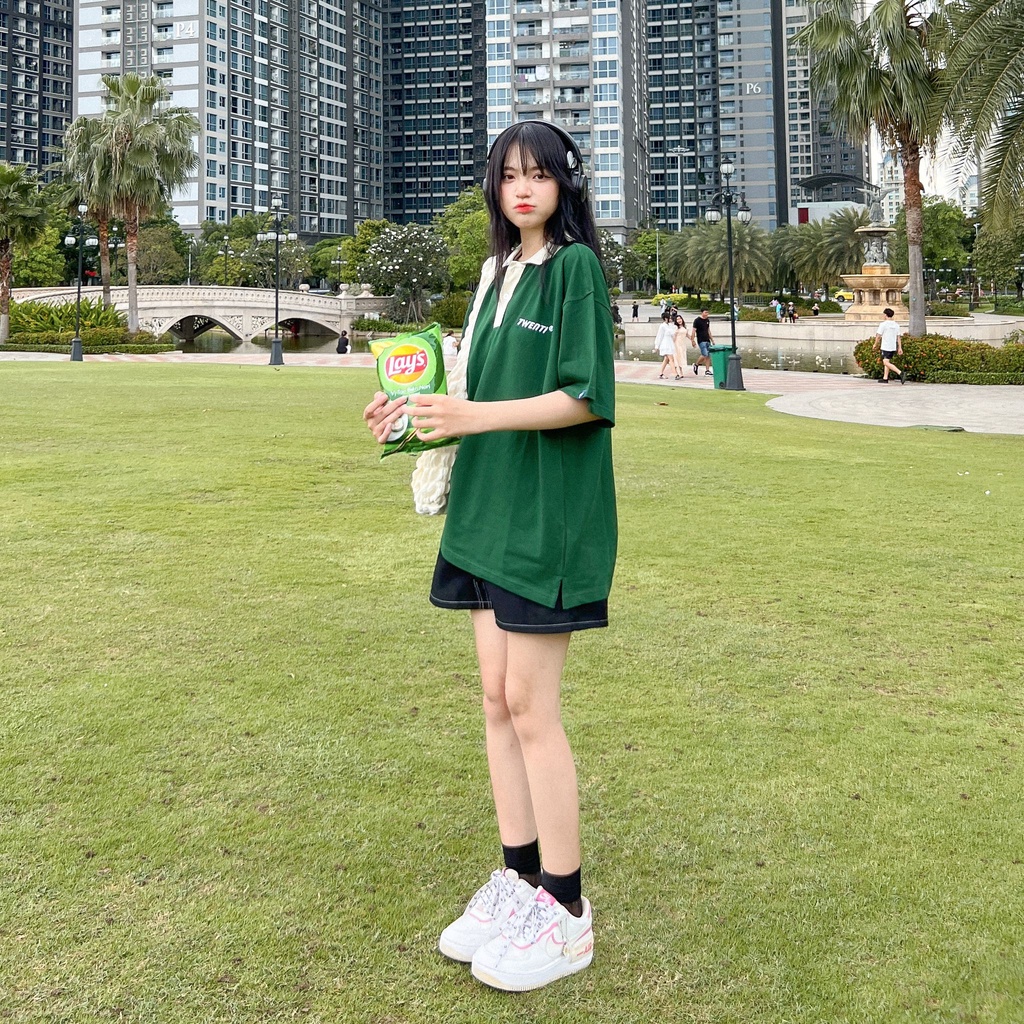 [Nhập Lazxuhuong03 - Giảm 40k/299k]ÁO POLO TWENTI CỔ PHỐI CÁ SẤU COTTON
