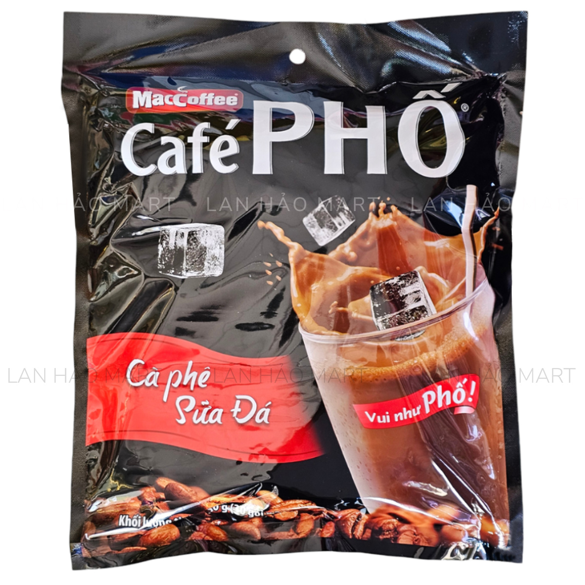 Cà phê sữa đá MacCoffee Café Phố 720g (30 gói) - Date mới