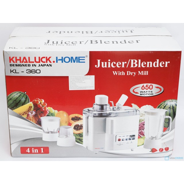 MÁY ÉP ĐA NĂNG KHALUCK KL360 ( 4 CỐI)