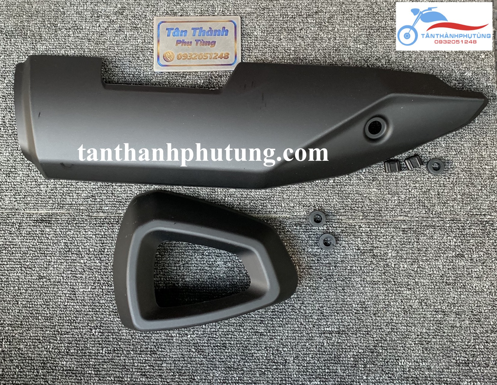Combo Bộ Ốp Pô, Mặt nạ Winner X màu đen nhám