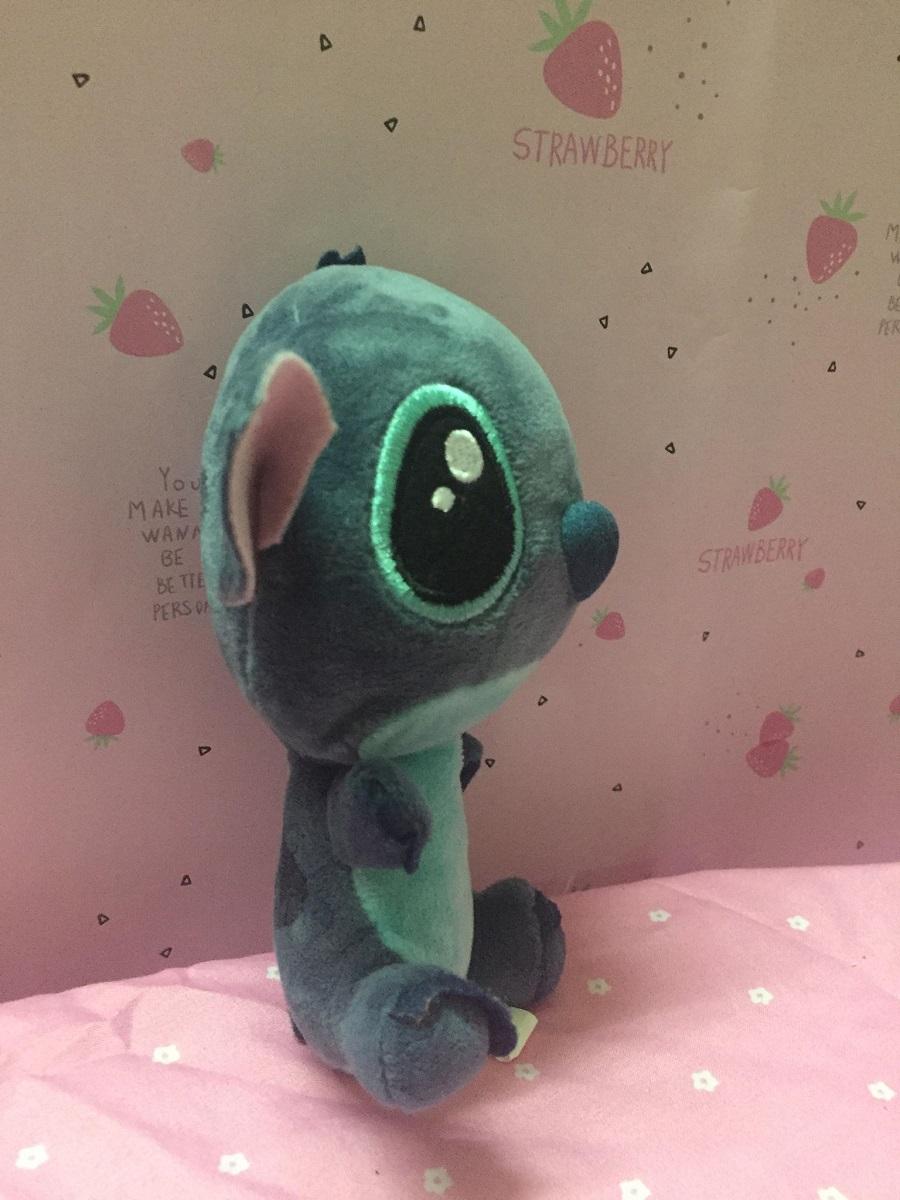Móc khóa gấu bông Stitch màu xanh đen