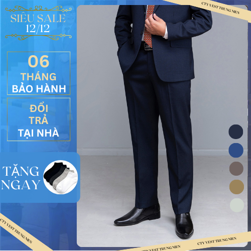 Quần âu nam trung niên cao cấp