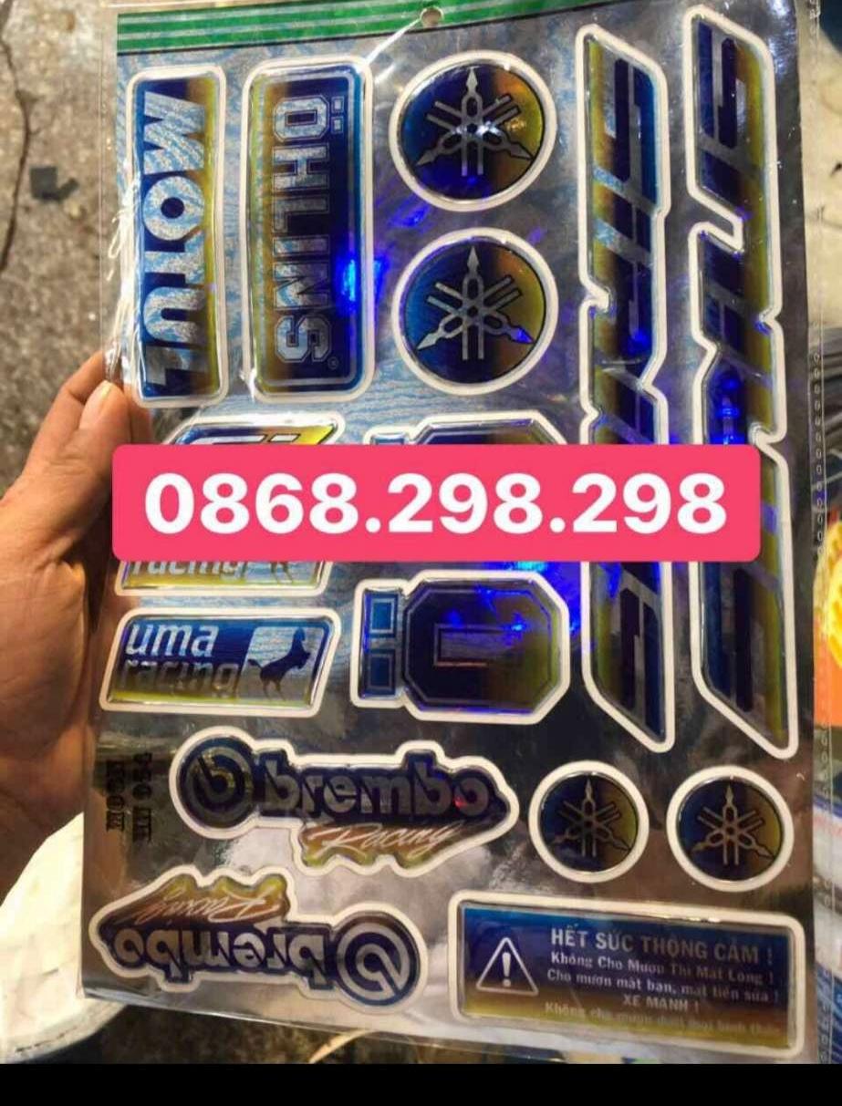 bộ tem nổi titan sirius
