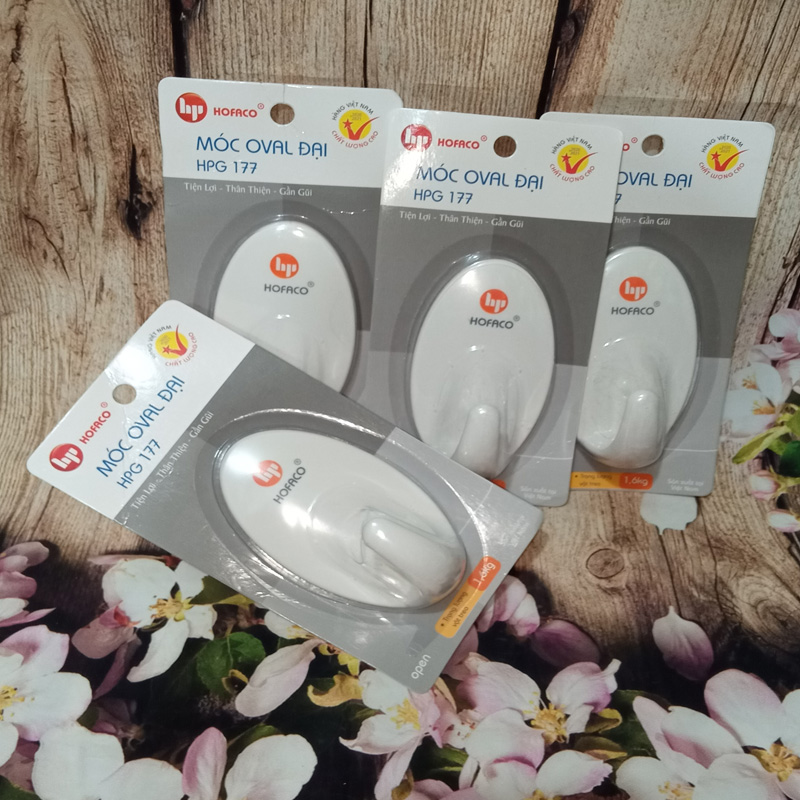 [HCM]Móc Dán Tường Oval Đại Hofaco