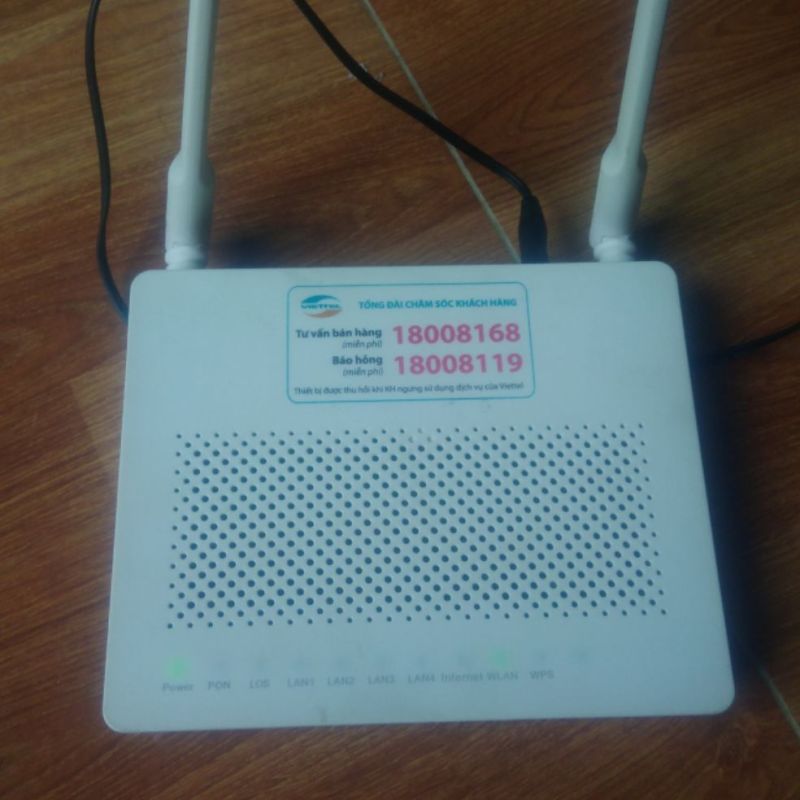 Modem Phát Wifi  huawei hg8045a của viettel hoặc VNPT , 2 Râu Dài , 4 Cổng LAN ,Sóng Khỏe