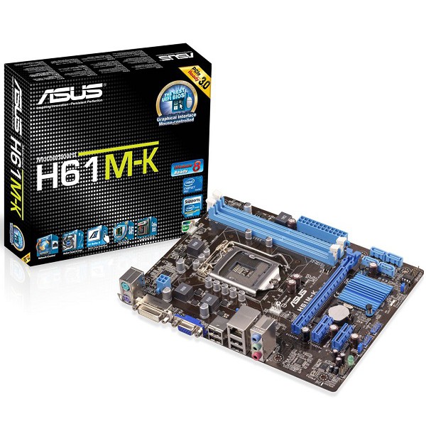Combo main H61 + 8Gb + Core i5 3220 bóc máy