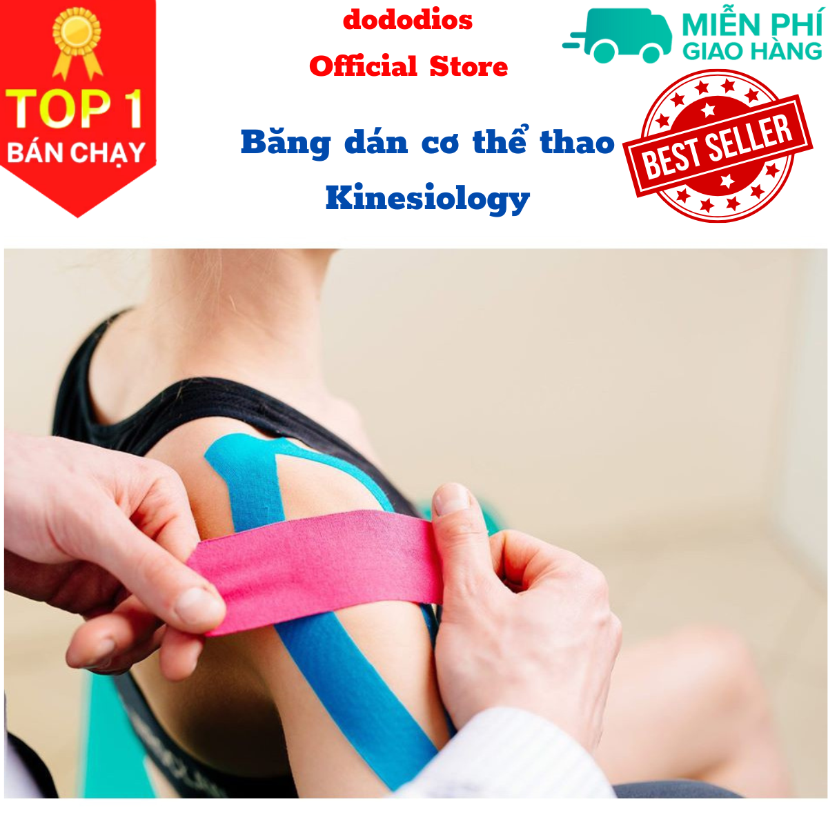 Băng dán cơ thể thao Kinesiology dododios - Chính hãng dododios
