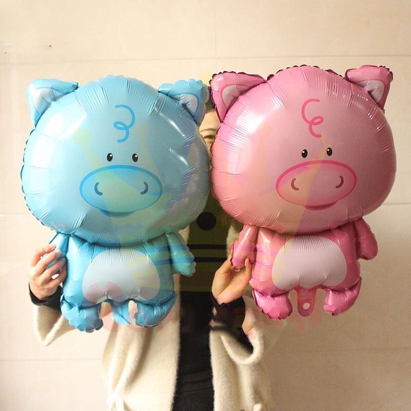 Bóng hình heo xanh/ hồng