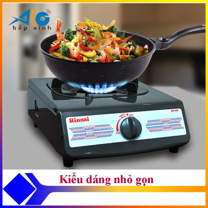 Bếp ga đơn rinnai rv-150g - rv-150+ van dây hàng chính hãng -bảo hành 24 tháng