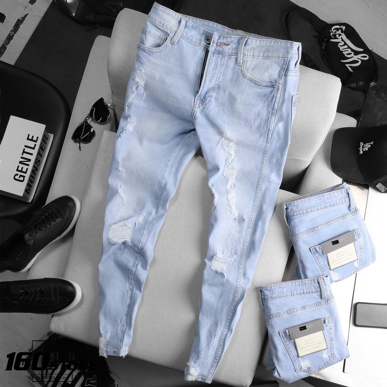 [HCM]QUẦN JEAN NAM CHẤT BÒ CO GIÃN THỜI TRANG Binstore94 BT835