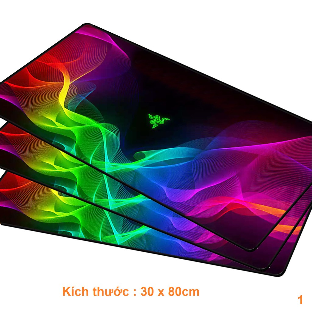 Lót chuột siêu đẹp Razer (30x80 cm) - Mouse pad Razer