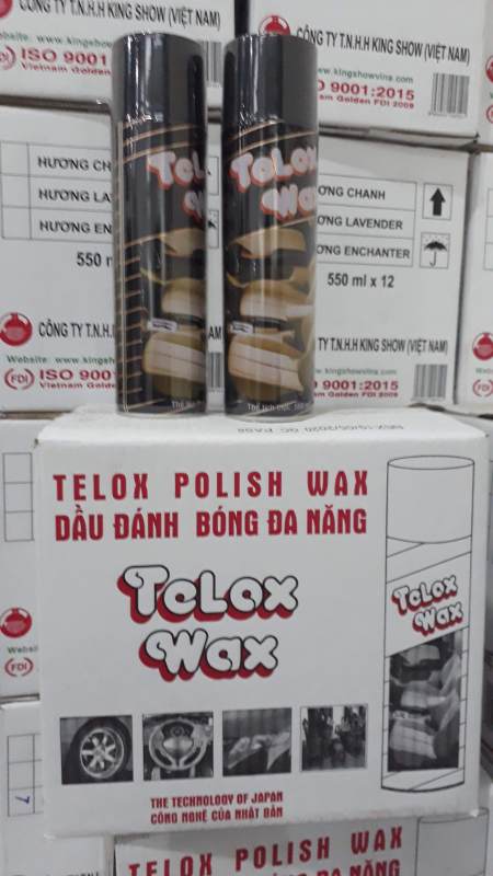 Combo 2 chai xịt bóng Telox Wax 550ml