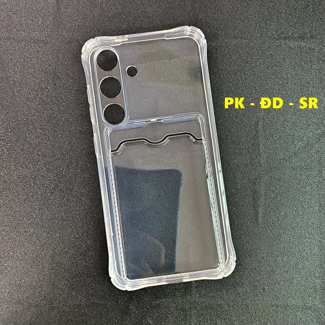 Ốp lưng samsung s24 - s24 plus - s24 ultra dẻo trong chống sốc đựng card