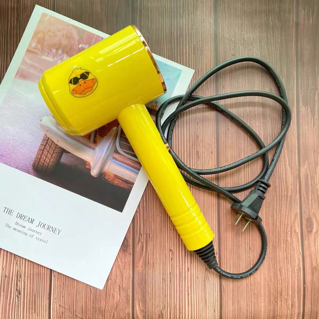 Máy sấy tóc hình vịt con màu vàng dễ thương