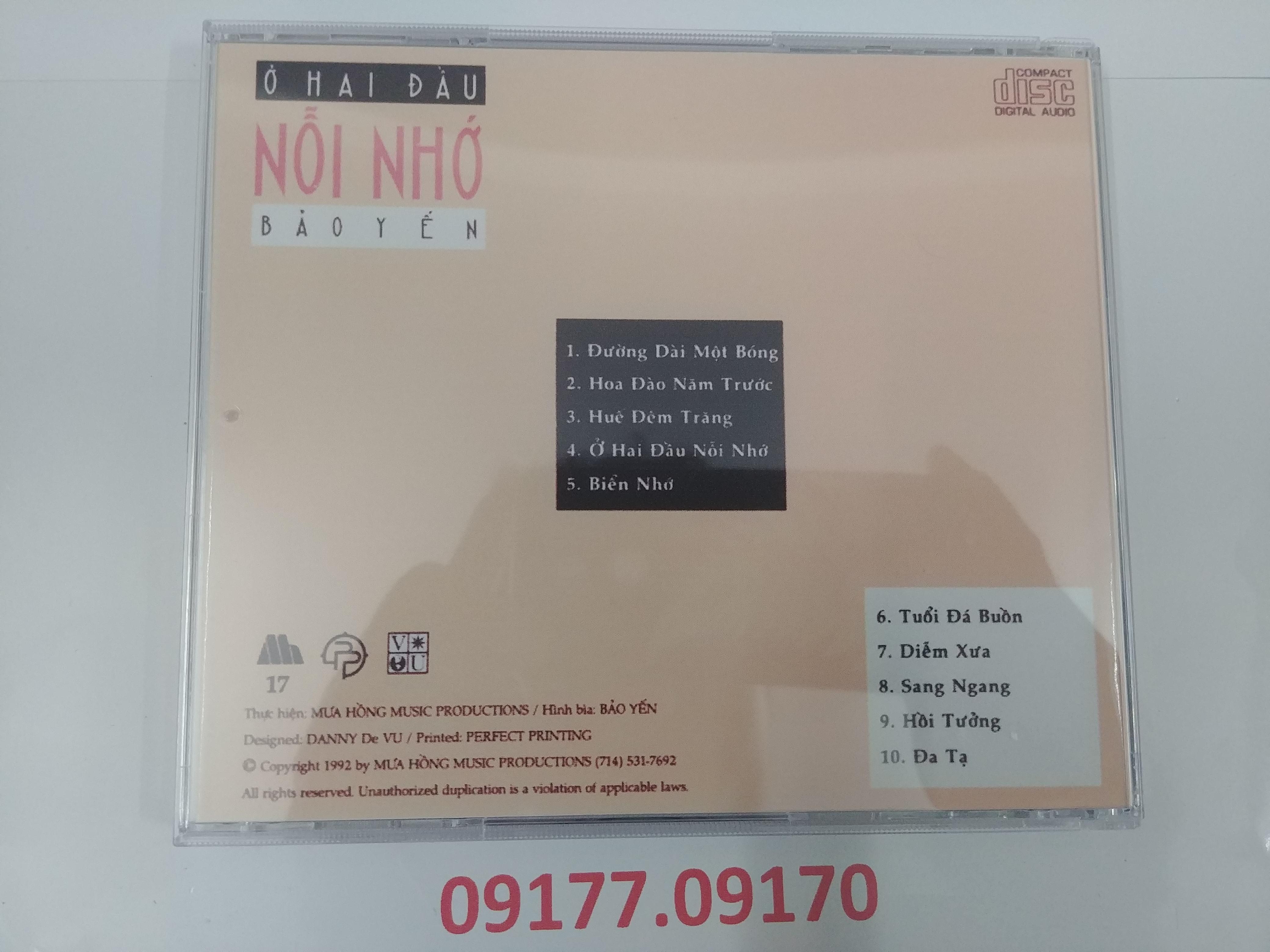 CD Ở 2 Đầu Nỗi Nhớ - Bảo Yến