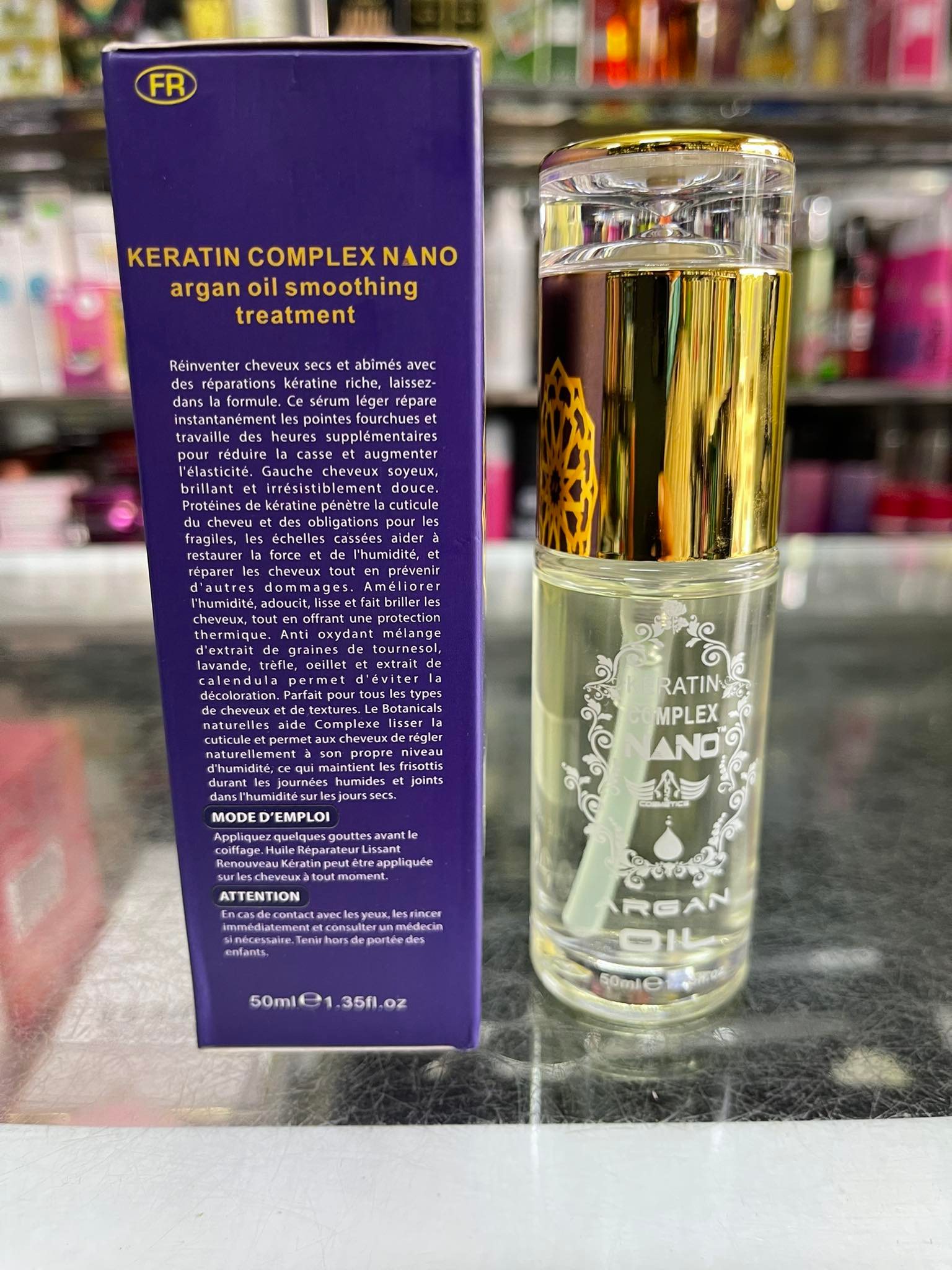 Tinh dầu dưỡng tóc Keratin Complex Nano Argan Oil 50ml