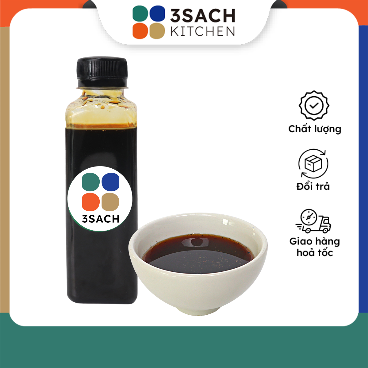 Sốt kho 3Sach Kitchen - chai 300ml