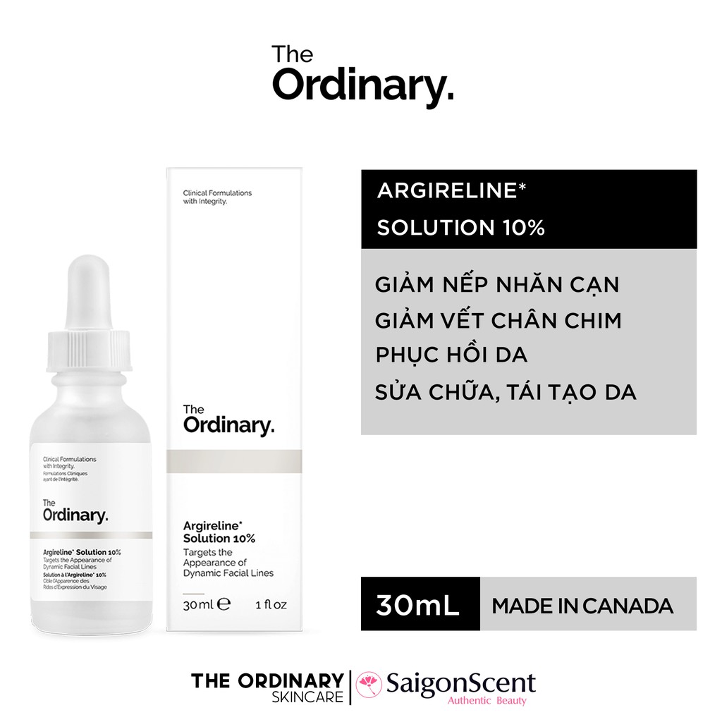 [HCM]Tinh chất cải thiện nếp nhăn The Ordinary - Argireline Solution 10% ( 30mL )
