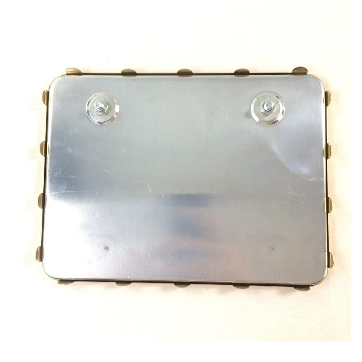 Khung biển số có mica (màu vàng và titan)