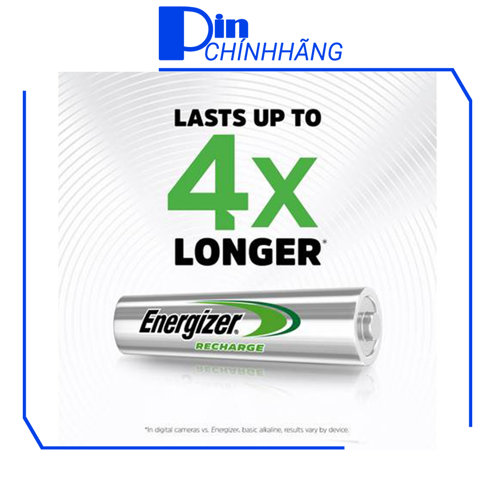 Bộ 4 Pin sạc AAA Energizer Recharge 700mAh