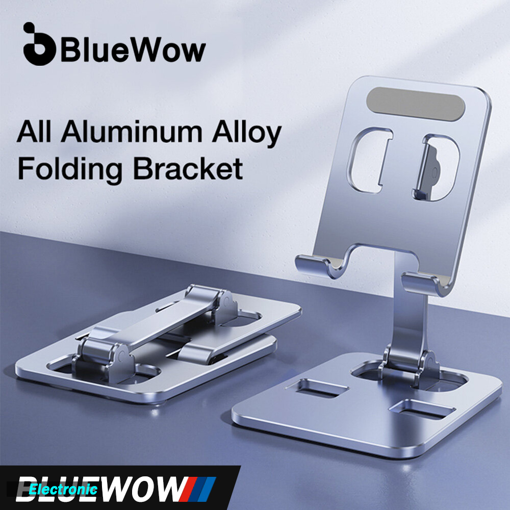BlueWow Giá Đỡ Điện Thoại Hợp Kim Nhôm Kim Loại Có Thể Gập Lại Và Xoay YY