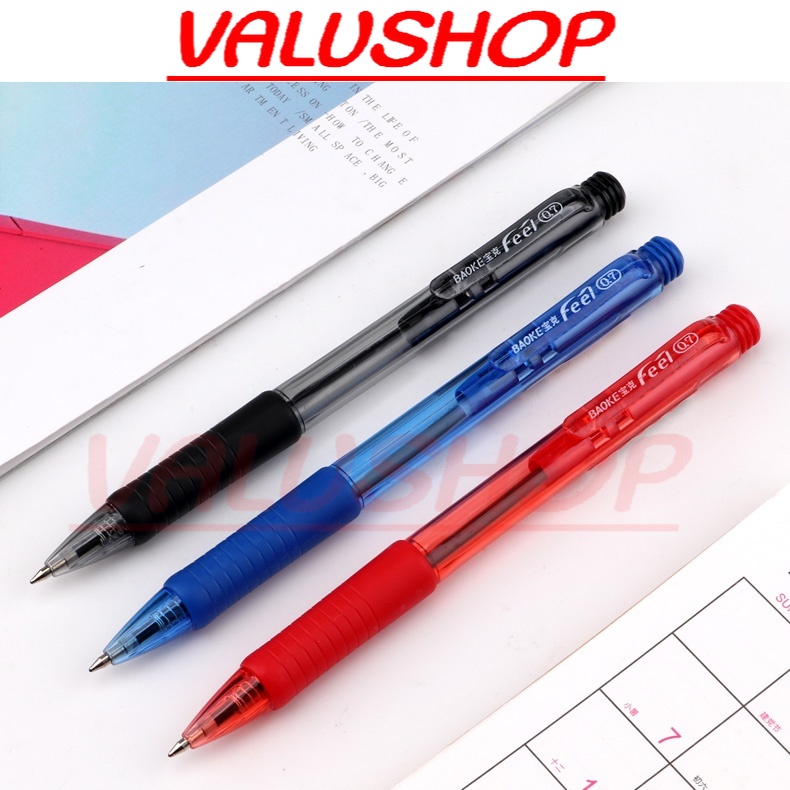 Bút bi dạng bấm ngòi 0.7mm Baoke B19