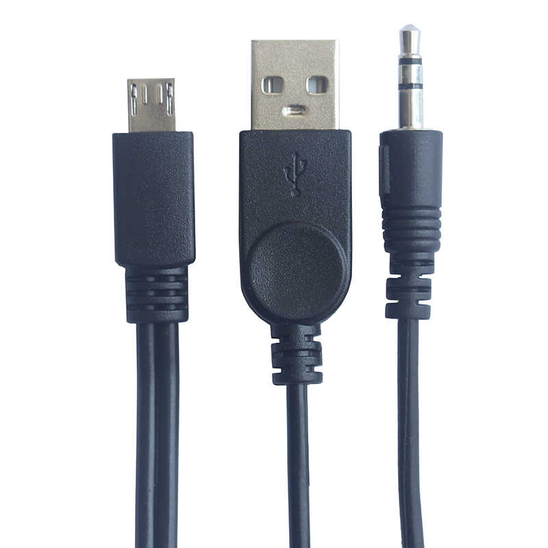 [HCM]Cáp Micro USB Sang Jack 3.5 Mm Cáp AUX/USB  Dành Cho Di Động Bluetooth Nghe Nhạc CD
