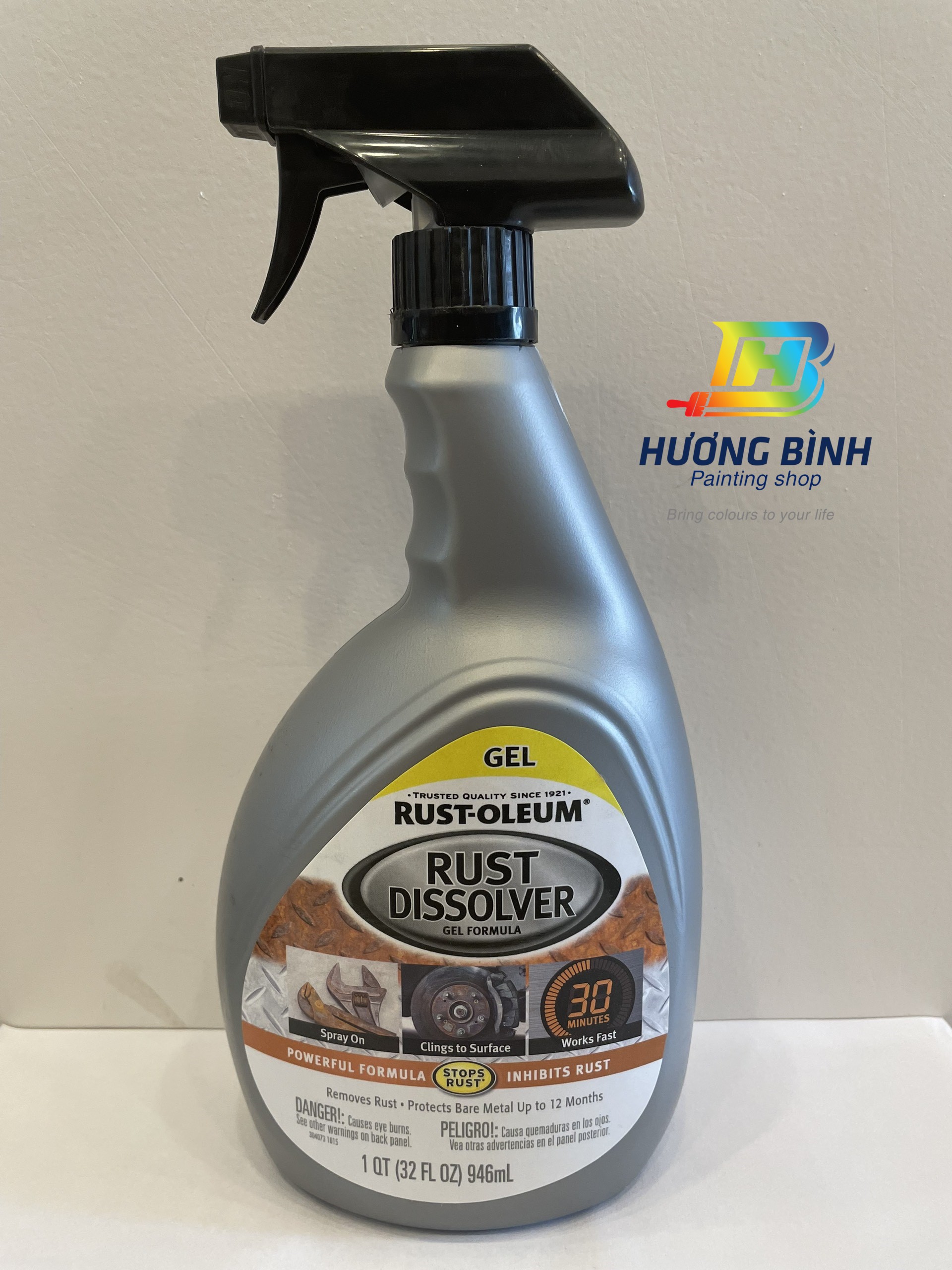 Chai xịt Rust-Oleum xịt tan rỉ sét - Rust Dissolver (946ml)