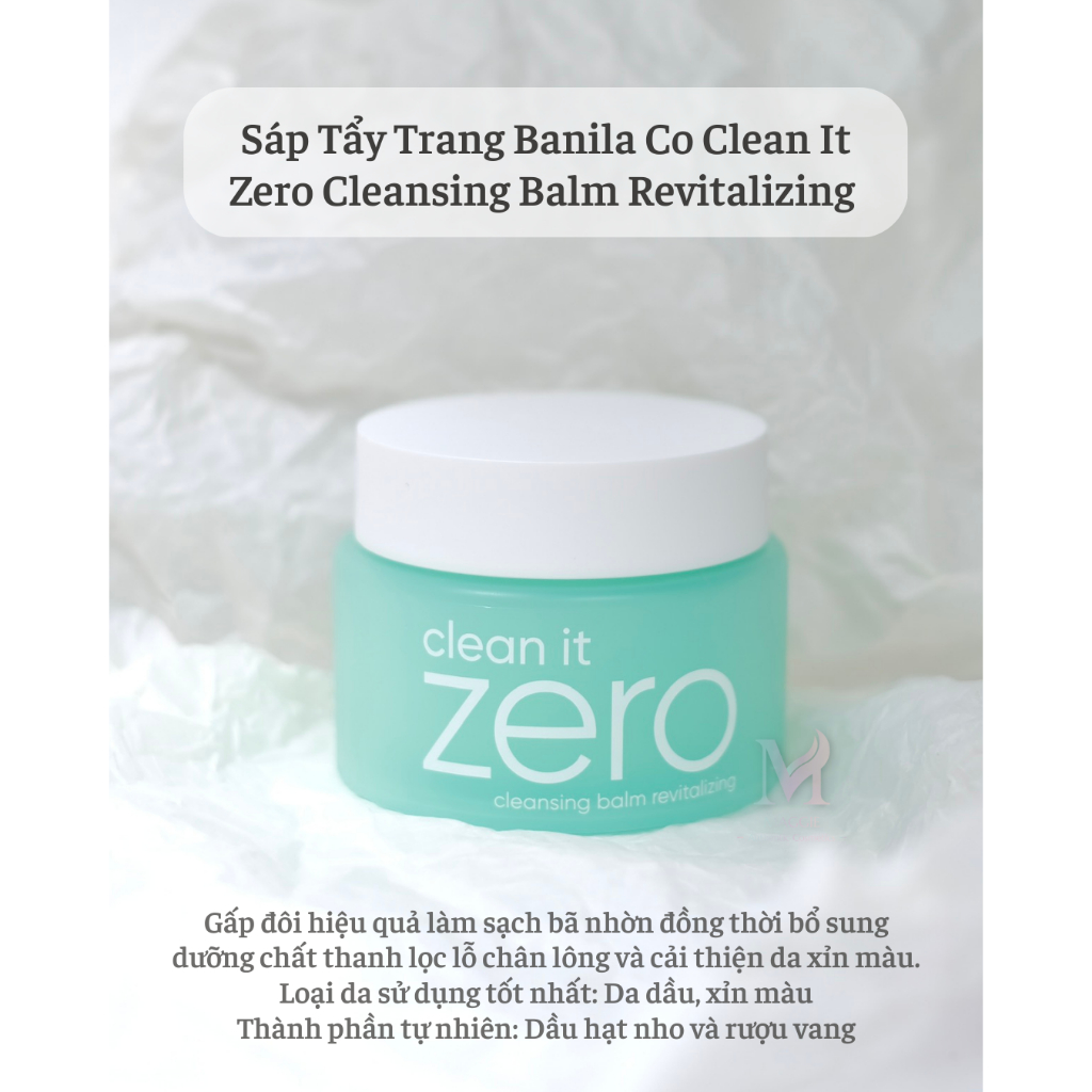 SÁP TẨY TRANG BANILA CO CLEAN IT ZERO 5 PHIÊN BẢN