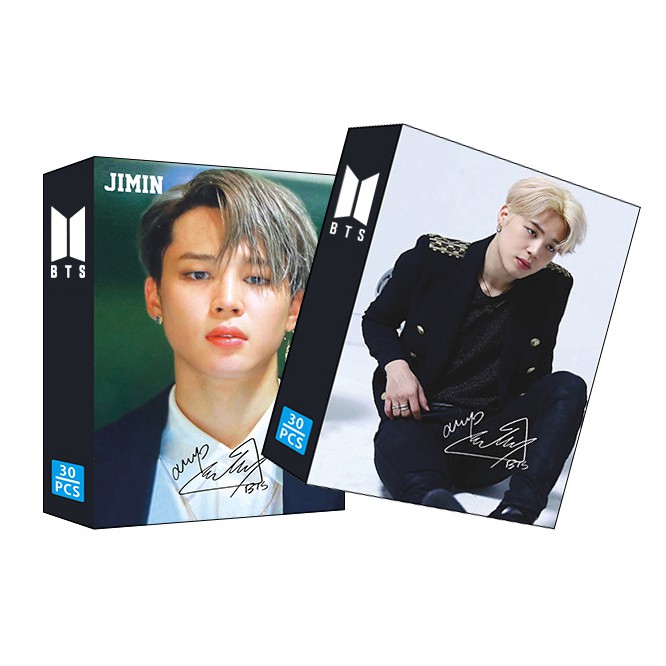 4 mẫu Lomo card Jimin BTS hộp ảnh thành viên Jimin